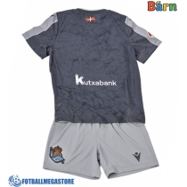 Fotballdrakt Barn Real Sociedad Bortedraktsett 2025-26 Kortermet (+ Korte bukser)